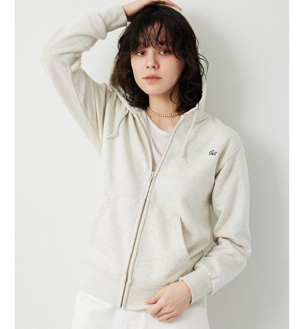  「ロゴ刺繍パーカー」|Tシャツ・カットソー|