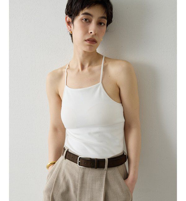 THE PAUSE「【THE PAUSE】バッククロスキャミ」|Tシャツ・カットソー|