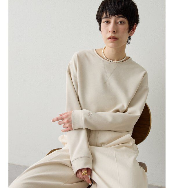  「【インフルエンサーコラボ】刺繍Vガゼットプルオーバー」|シャツ・ブラウス|