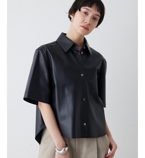 「レザーシャツ」|シャツ・ブラウス|