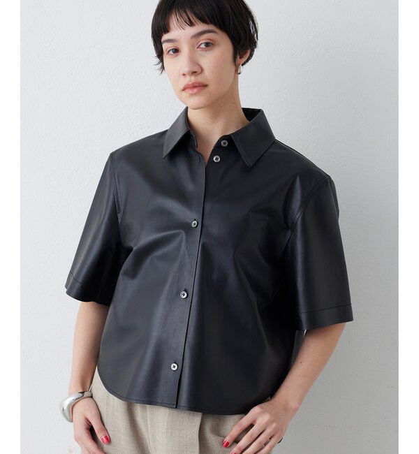  「レザーシャツ」|シャツ・ブラウス|