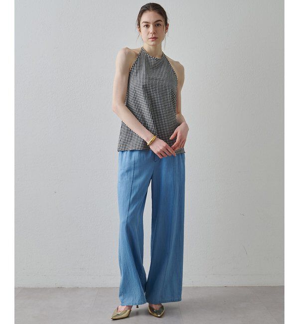 Drawing Numbers「【Drawing Numbers】ソフトデニムワイドパンツ」|チノ|