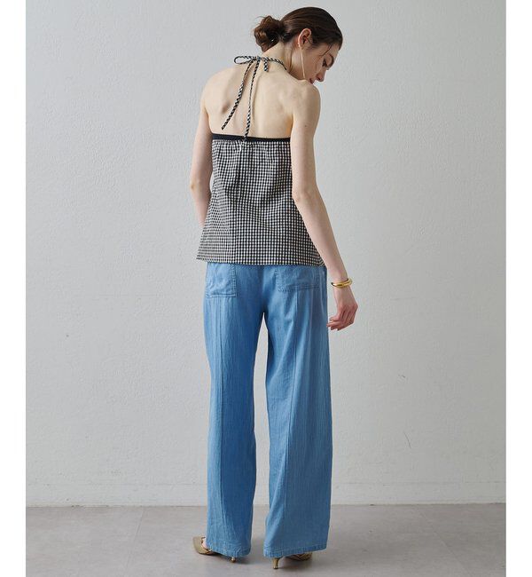 Drawing Numbers「【Drawing Numbers】ソフトデニムワイドパンツ」|チノ|