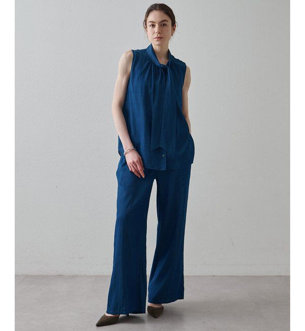 Drawing Numbers「【Drawing Numbers】ソフトデニムワイドパンツ」|チノ|