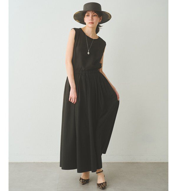 Drawing Numbers「【Drawing Numbers】テンセルコットンクロスギャザースカート」|スカート|