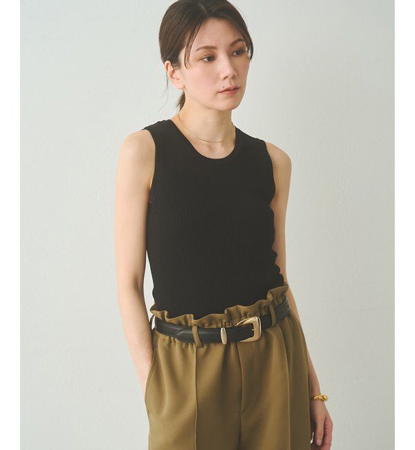  「【Drawing Numbers】リブニットタンク」|ニット・セーター|