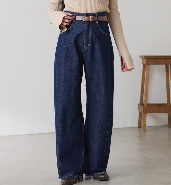  「【累計販売2.４万本】ブルージュデニム」|デニム|