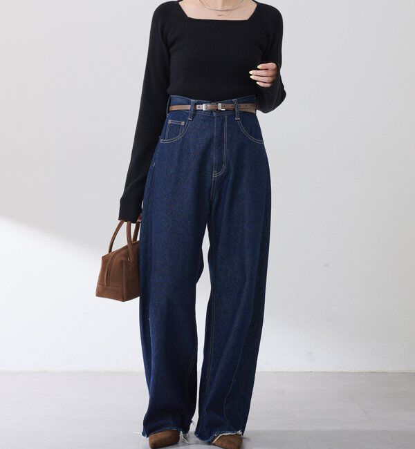  「【累計販売2.４万本】ブルージュデニム」|デニム|