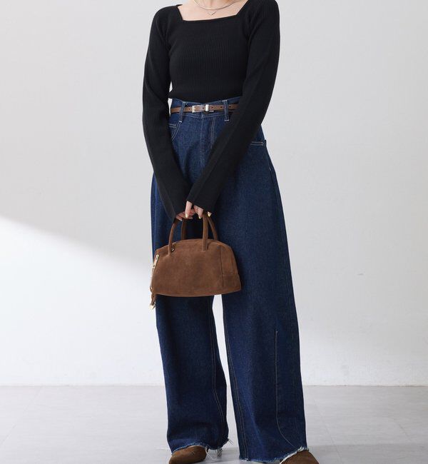  「【累計販売2.４万本】ブルージュデニム」|デニム|