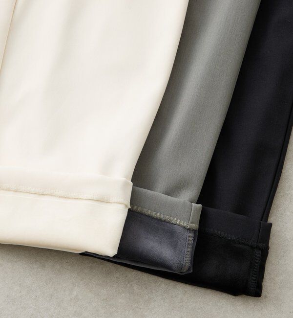  「裏起毛ボンディングイージーパンツ」|チノ|