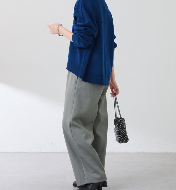  「裏起毛ボンディングイージーパンツ」|チノ|