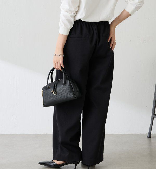  「裏起毛ボンディングイージーパンツ」|チノ|