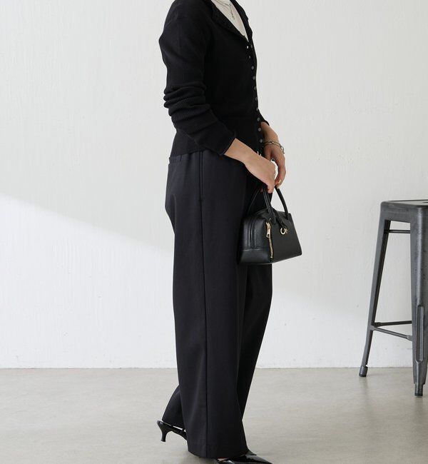  「裏起毛ボンディングイージーパンツ」|チノ|