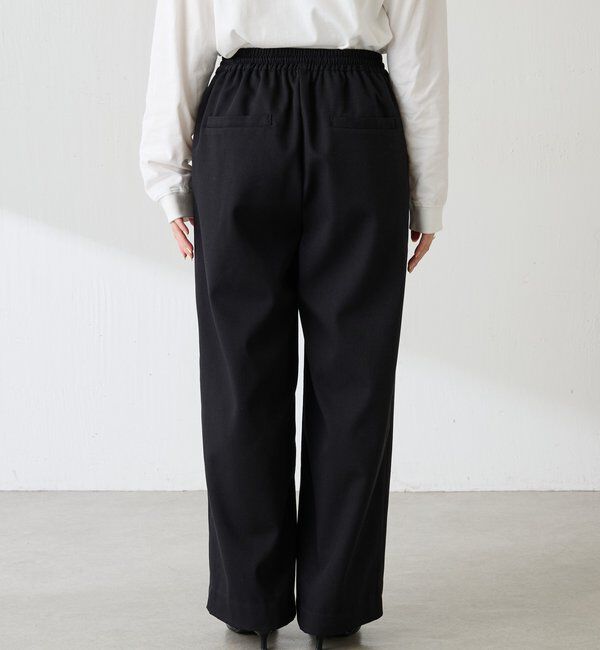  「裏起毛ボンディングイージーパンツ」|チノ|