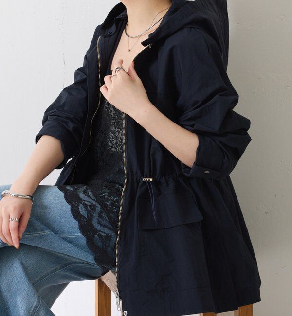  「【軽量/シルエットを変えられる】２WAYタフタジャケット」|ベスト・ジレ|