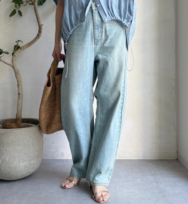  「【ベストセラーアイテム】カーブデニム」|デニム|