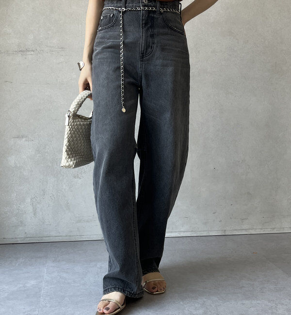  「【ベストセラーアイテム】カーブデニム」|デニム|