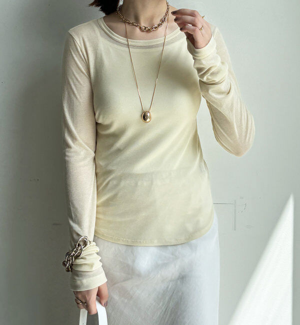  「【新色追加】コットンシアーTEE」|Tシャツ・カットソー|