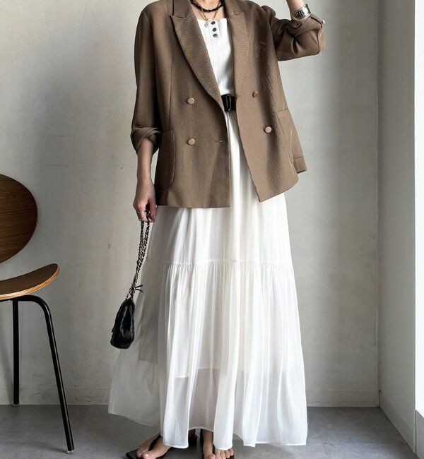  「メッシュダブルジャケット」|テーラードジャケット|