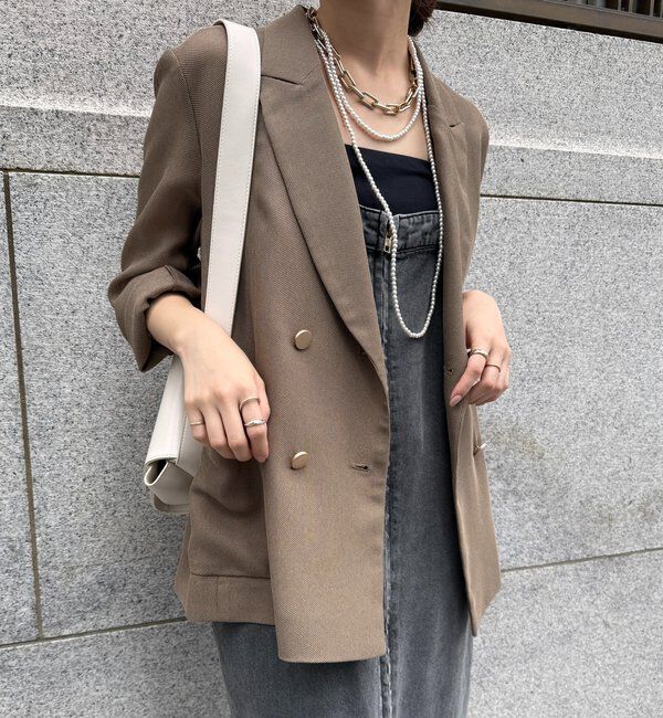  「メッシュダブルジャケット」|テーラードジャケット|