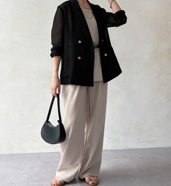  「メッシュダブルジャケット」|テーラードジャケット|