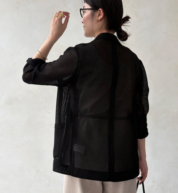  「メッシュダブルジャケット」|テーラードジャケット|