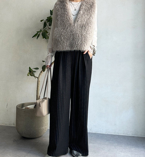  「【柔らかい着心地】袖シアーリブTEE」|Tシャツ・カットソー|