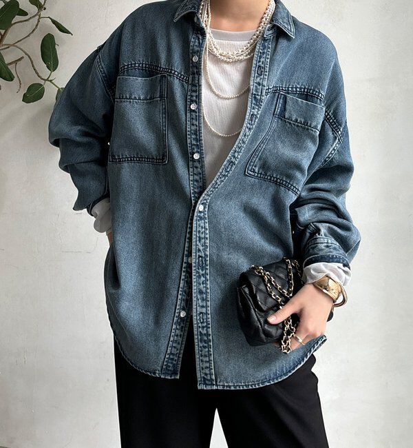  「【柔らかい着心地】袖シアーリブTEE」|Tシャツ・カットソー|