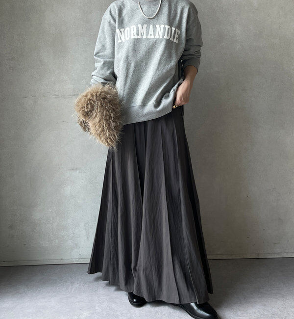  「パネルプリーツスカート」|スカート|