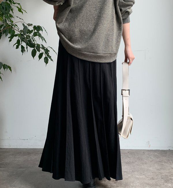  「パネルプリーツスカート」|スカート|