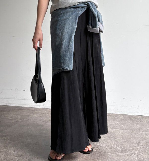  「パネルプリーツスカート」|スカート|