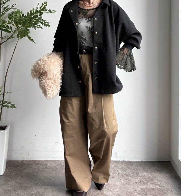  「レースフレアブラウス」|シャツ・ブラウス|