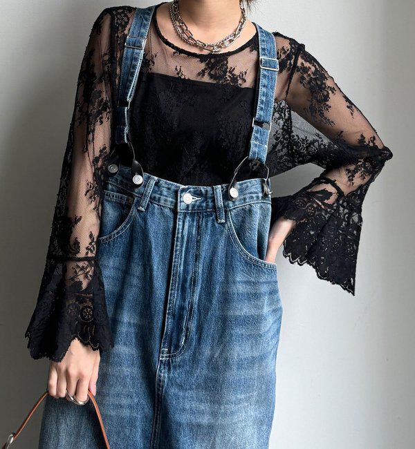  「レースフレアブラウス」|シャツ・ブラウス|