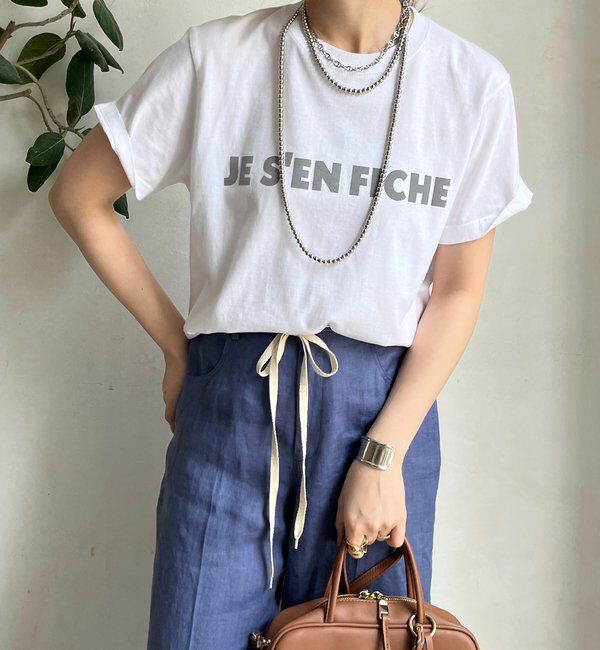  「【新色追加】JES'EN FICHEフロッキーロゴTEE」|Tシャツ・カットソー|ホワイトその他1