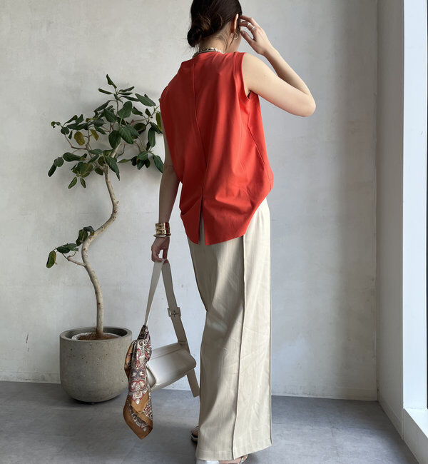  「【一部WEB限定カラー】リヨセルデニムボックスピンタックスカート」|スカート|