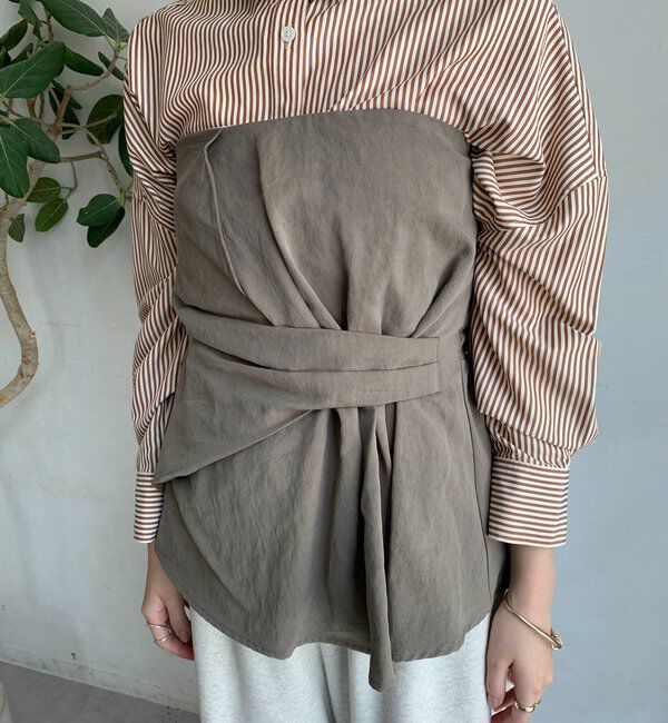  「アシメタックビスチェ」|シャツ・ブラウス|