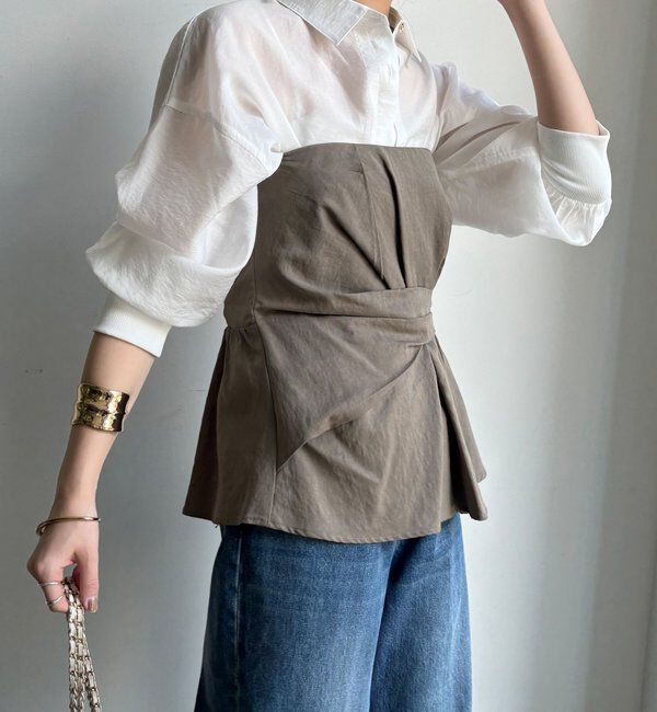  「アシメタックビスチェ」|シャツ・ブラウス|