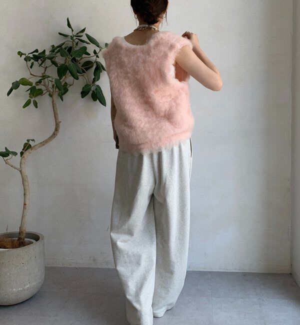  「【REI企画カラーあり】【前後2WAY】シャギーニットベスト」|ニット・セーター|