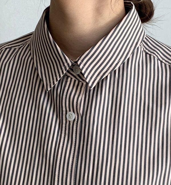  「ストライプポンチョブラウス」|シャツ・ブラウス|