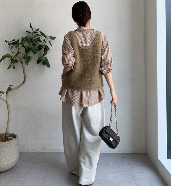  「ストライプポンチョブラウス」|シャツ・ブラウス|