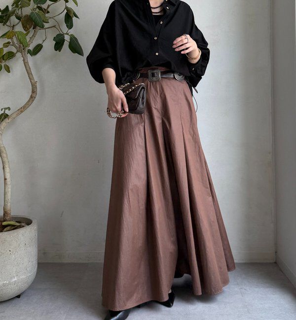  「襟付シアースピンドルブラウス」|シャツ・ブラウス|