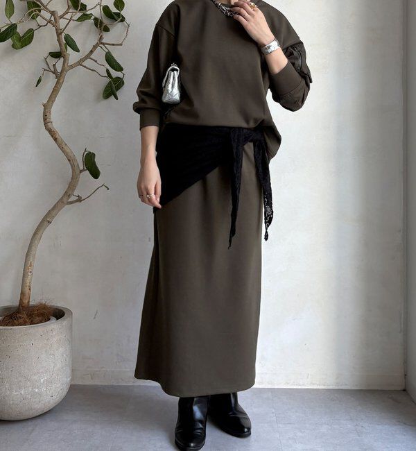  「【WEB限定】MA1ポケットプルオーバー＋タイトスカートセット」|スーツ|