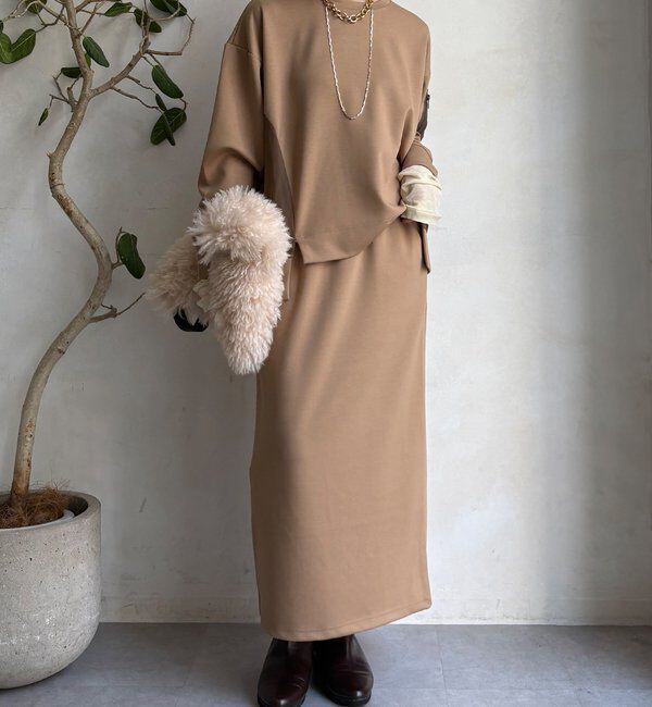  「【WEB限定】MA1ポケットプルオーバー＋タイトスカートセット」|スーツ|