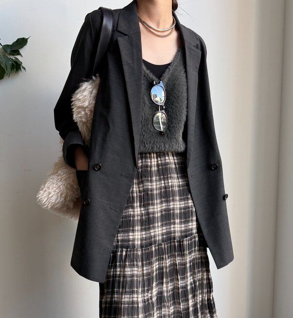  「ダブルブレストジャケット」|テーラードジャケット|