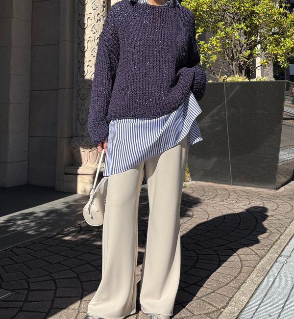  「バイヤスセミフレアパンツ」|チノ|