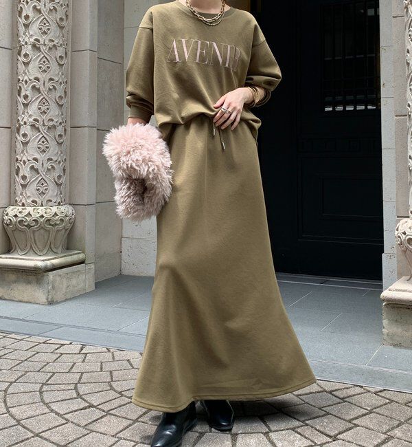  「セットアップラグランロゴ刺繍プルオーバー」|Tシャツ・カットソー|