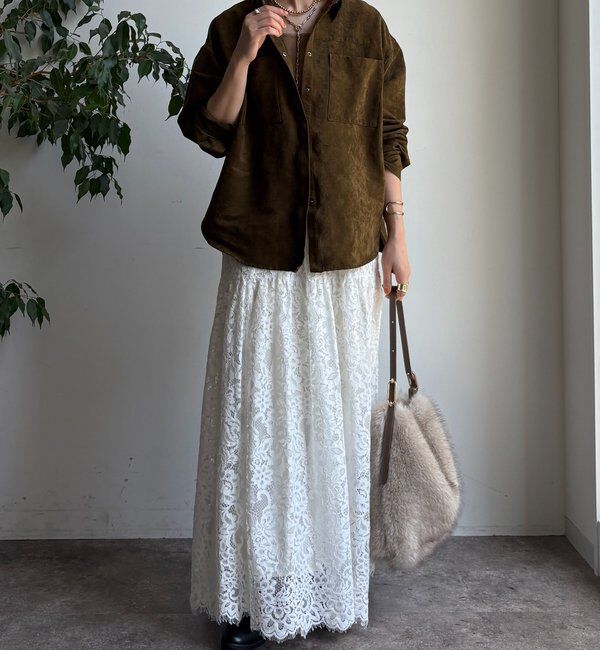  「【セットアップ対応】フェイクスエードジャケット」|ブルゾン・スタジャン|