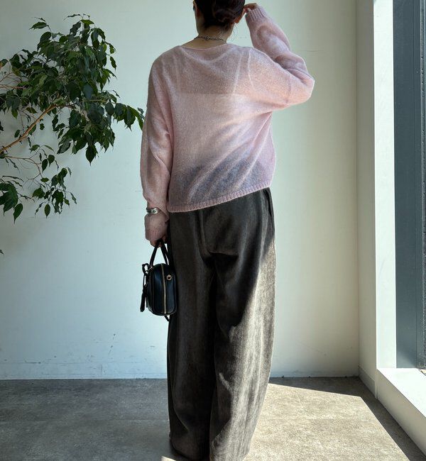  「ヘリンボーンコーデュロイイージーパンツ」|チノ|