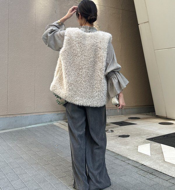  「プリーツ襟袖フレアブラウス」|シャツ・ブラウス|