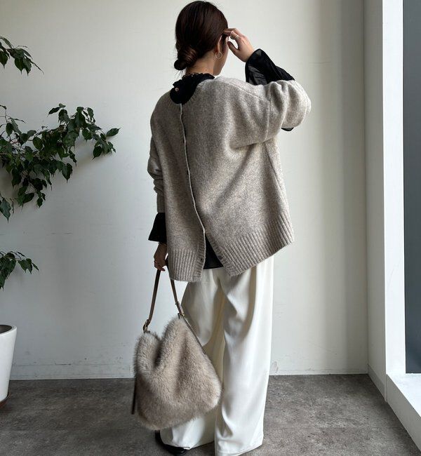  「プリーツ襟袖フレアブラウス」|シャツ・ブラウス|